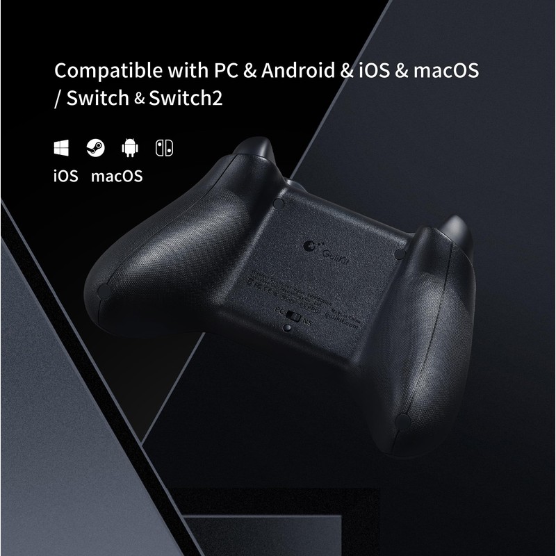 GuliKit ES PRO Fastest Wireless Controller – TMR Anti-Drift&Anti-Snapback Joysticks,