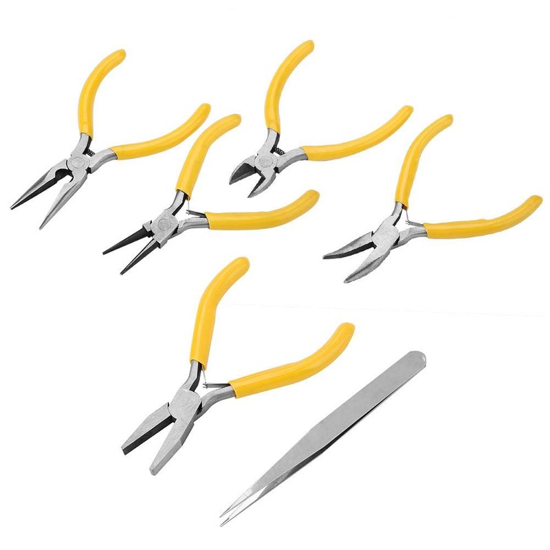 Jewellery Making Pliers Kit, Steel Tool Set for Wire Work