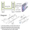ETOPARS 1 Pair 12" Heavy Duty 27mm Drawer Runners Slide