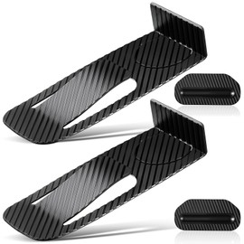 Namalu Pack of 2 Door Stop, Foot Operated Door Stop, Floor Black Door Stop, Door Damper, Durable Rotating Door Stopper for Cleaning the Floor, Door Stopper for Kitchen Mounting Depot