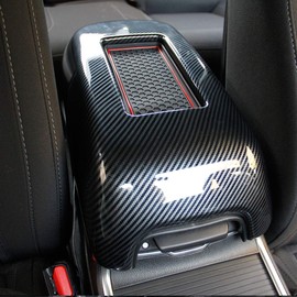 crosselec Center Console Organizer Armrest Box Cover trim with Storage slot for Dodge Charger 2011-2021/Chrysler 300 2015-2021