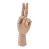 Flexible Wooden Hand Model Moveable Wooden Artists Manikin Hand Figure