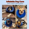 Vcterfk Inflatable Dog Cone Collar After Surgery, Soft Dog Neck