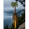 Coconut/Palm Tree Windchime – Large Rustic Tropical Bamboo & Wood