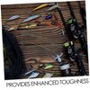 BESPORTBLE 40pcs Steel Wire Fishing Leaders Kit with Swivels and