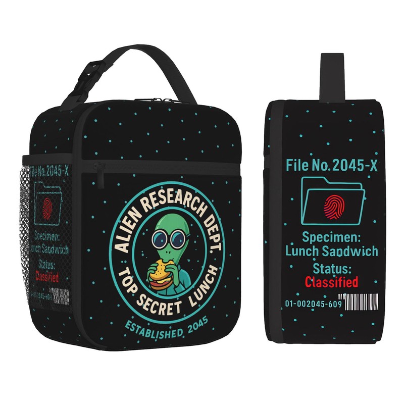 Funny Alien Lunch Bag for Adults & Kids – Intergalactic