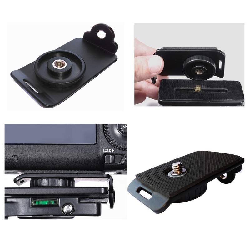 ztowoto 2-Piece Camera 1/4 Inch Screw Quick Release Plate Suitable