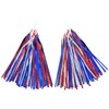 catin Patriotic Bike Streamers Red White Blue Bike Tassels Shiny