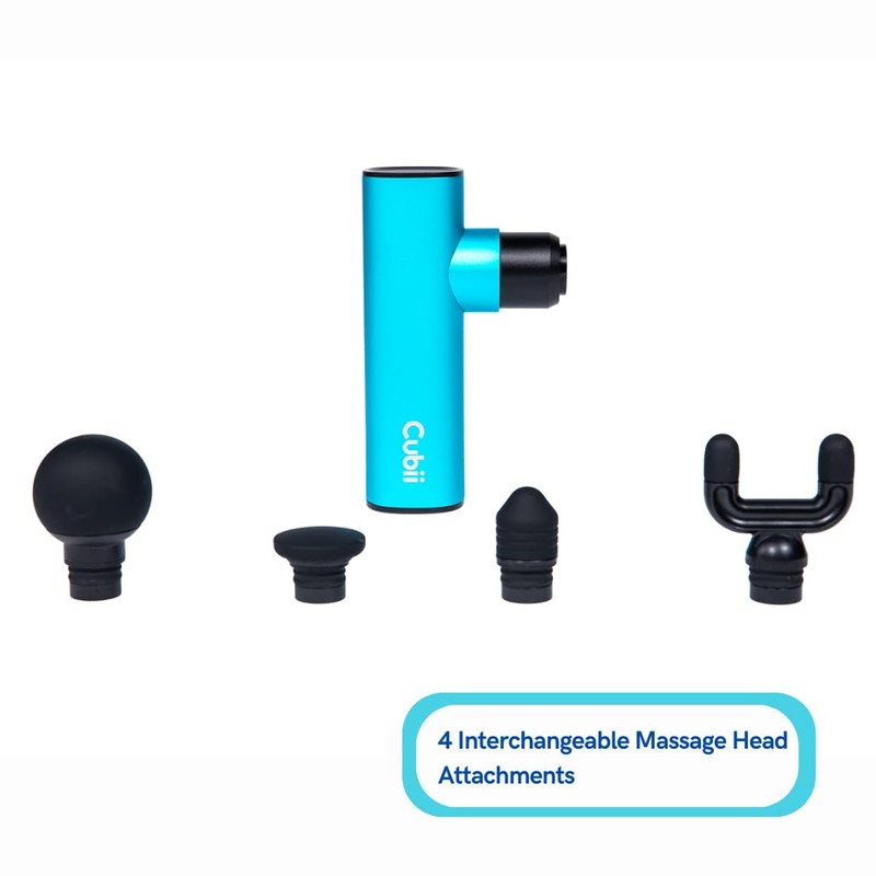 Cubii Knot - Mini Handheld Massage Gun with 4 Massage