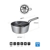 CBJAPAN Milk Pan, 6.3 inches (16 cm), Induction Compatible, Fluorine