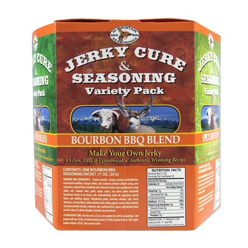 Hi Mountain Jerky Seasoning and Cure Kit | VARIETY PACK