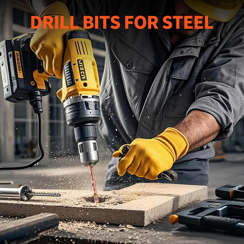 M35 Cobalt Stubby Drill Bit Set for Metal & Stainless