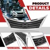 HECASA Front Bumper Grill Upper Grille Compatible with 2013 2014