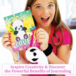 Life is a Doodle Girls Diary with Lock and Key - Panda Diary for Girls Excellent Gratitude & Prayer Daily Journal for Girls with Lock - Our Kids Journal for Girls Created for Self-Expression