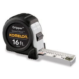 Komelon USA SM5416 16' X 1" White Speed Mark Tape Measure