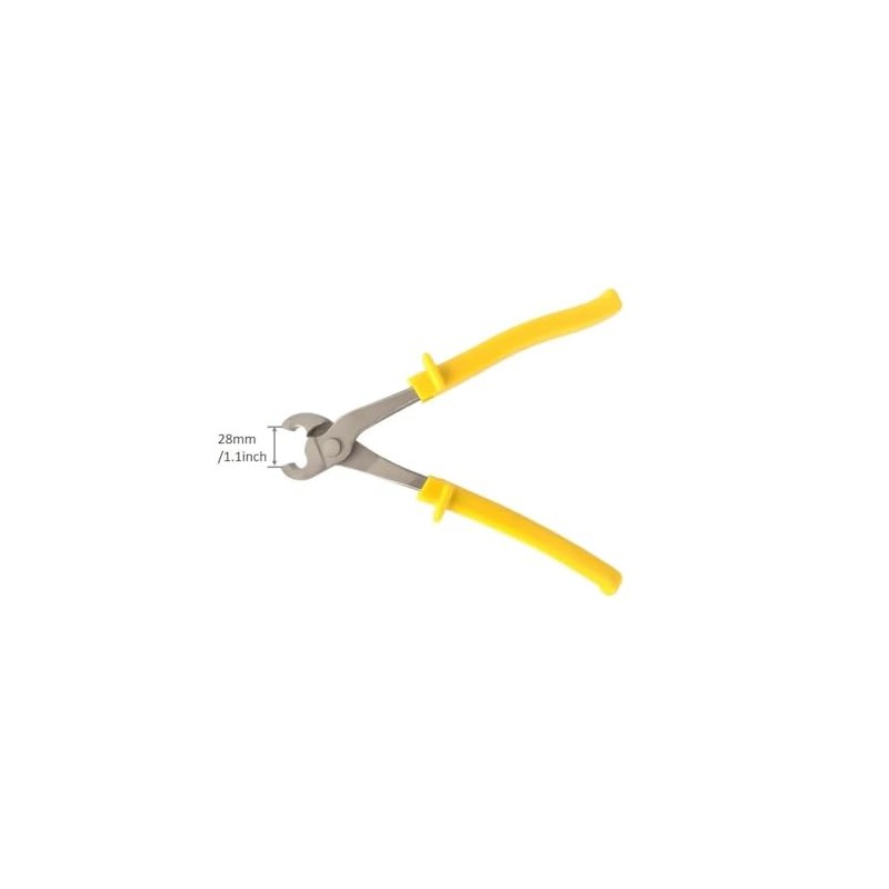 J-Clip Plier for Cage, Gabions, Fencing Making/Reparing, Straight-Nose Wire Clip