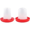 1Pc Baby Chick Feeder and Waterer 0.35Lbs/5.4Oz Chicken Poultry Feeding
