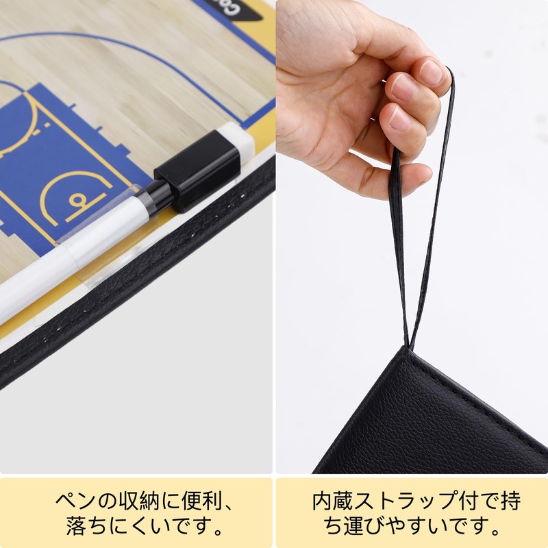 Basketball, Operations Board, Foldable, Magnet, Includes Red and Black Pen,