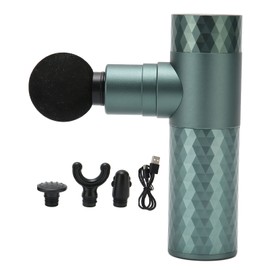 Mini Massager 4 Speeds Deep Relaxation Stress Relief Metal Handheld Electric Deep Percussion Massager for Women Men