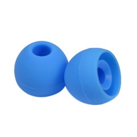 ITIS 10 Replacement Earbud tips Ear Gel for Monster Beats, iBeats,Tour, Urbeats se, Urbeats, Powerbeats （Not for PowerBeats 2 Wireless）, HeartBeats, Diddybeats In-Ear Headphones With ITIS Headphone Cable Cord Clip (BLUE, SMALL)