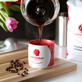 Coffee Bean Direct Dark Brazilian Santos, Dark Roast, Ground Coffee, 5-Pound Bag