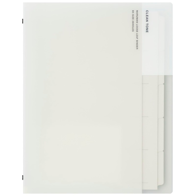 Maruman F312-06 Clean TONE B5 Loose Leaf Binder, Wide, 26