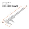 Truper CAL-6MP, Calibrador de 6", mm y std, fabricadas en