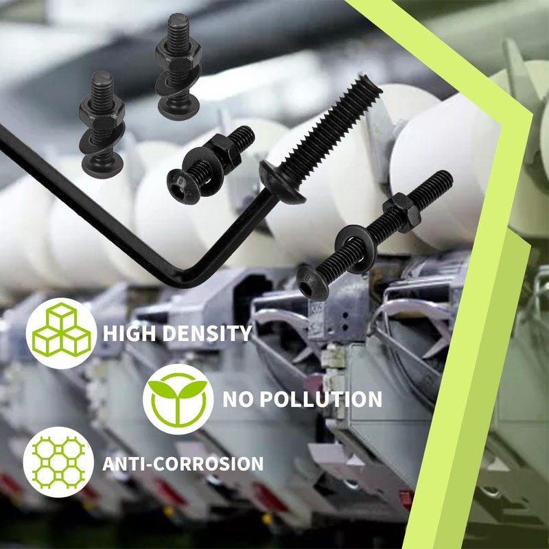 QOOSIKICC 615 Pcs M2 Screw Assortment, M2 Bolts and Nuts