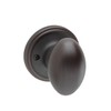 Copper Creek EK2090TB Egg Door Knob, Dummy Function, 1 Pack,