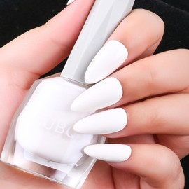 Major Dijit Quick Dry Nail Polish 12ml/0.41fl oz White Regular Nail Lacquer Fast Drying & Long Lasting Nail Polish Nail Art Effect for Nail Salon