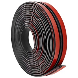 Automotive Weather Seal Rubber Seal Strip Windscreen Strip Seal T Shape Sealing Strip for Automotive Door Window Car Edge Weatherstrip Strip Seal (19mm, 8M)