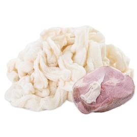 Eselect 28" Stockinette Ham Bags - Pack of 10 - Ham Netting, Bags for Smoking and Curing Poultry, Beef, Bacon Pork, Lamb, Deer and More