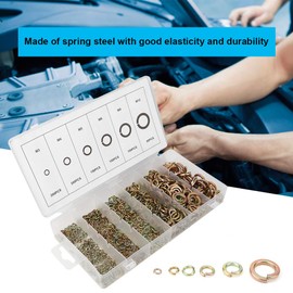 800 Piece Spring Ring Assortment for M3/M4/M5/M6/M7/M8 Spring Steel Pin Washers for the Machine Industry