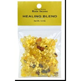 Charcoal Burning Healing Blend, 1/2 Ounce Bag, Premium Natural Resin Incense