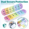 Foldable 7-Day AM/PM Pill Organiser, Magnetic, Travel