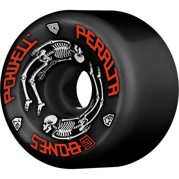 Powell Peralta G-Bones 97A Skateboard Wheels (Black, 64mm)