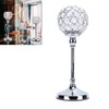 Crystal Candle Holder Ornament Tall Elegant Crystal Silver Candlestick for