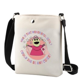 TSOTMO Who's That Wonderful Mom Meme Cartoon Princes Crossbody Bag for Women Sister Best Friend (Who's That CR)