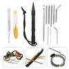 Accesorios de paracord, agujas de cable de paracaídas de aluminio,