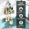 Epicano Shower Caddy Hanging, Anti-Swing Over Head Shower Caddy Rustproof