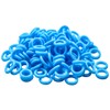 ThreeBulls 120Pcs Rubber O-Ring Switch Dampeners Keycap sky blue for