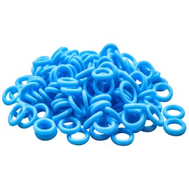 ThreeBulls 120Pcs Rubber O-Ring Switch Dampeners Keycap sky blue for Cherry MX Key Switch Keyboards Dampers