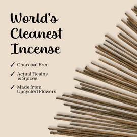 Mystic Oud Agarwood Incense Sticks - (40+Sticks, 9 inch) Thick Natural Resin Incense made from Assam Oudh Chips, Clean Charcoal Free | Infuse Luxury with These Exotic Oud Incense (Burn Time 45+ mins)