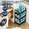 YASONIC 3 Tier Rolling Cart – Metal Utility Storage Cart