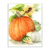 Stupell Industries Pumpkin Sunflower and Gourd Fall Farm Harvest, Design