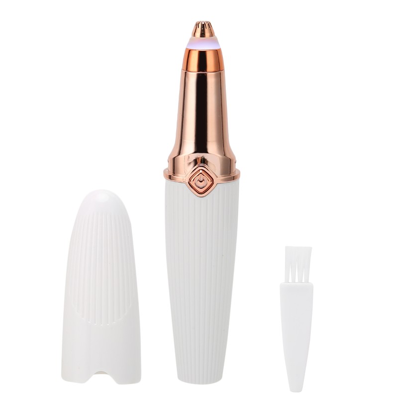 2 in 1 Electric Eyebrow Trimmer Lipstick Shape USB Rechargeable
