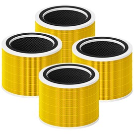 Funmit Core 200S Pet Care Replacement Filter for LEVOIT Core 200S Smart WiFi Air Purifier, 3-in-1 H13 True HEPA Filter Replacement and High-Efficiency Activated Carbon, Part # Core 200S-RF, 4 Pack