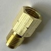 R32 R454B Refrigerant Brass Adapter, 1/4" Female to 1/4" Male