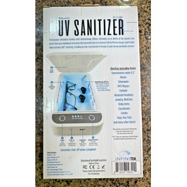Infinitek UV Sanitizer by Infinitek. Multipurpose. Phone, Glasses, Keys, Masks, Etc. 99.9%