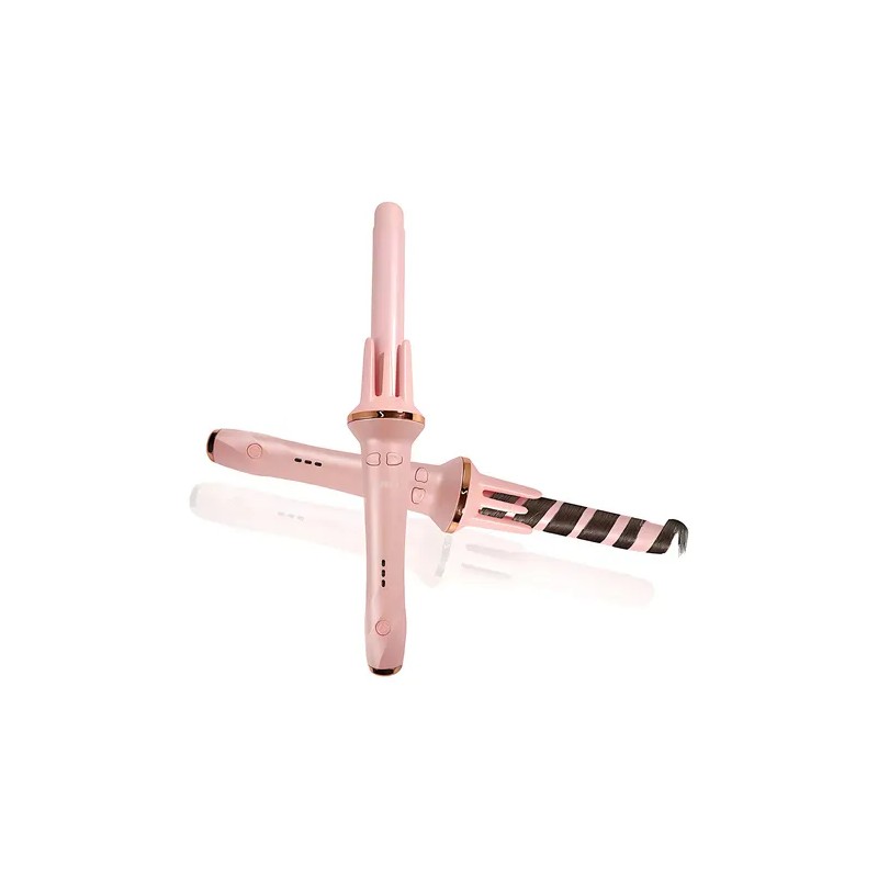 Rizador Automtico De Cabello Rosado Bomidi Hc02, Cermica, 2 Modos
